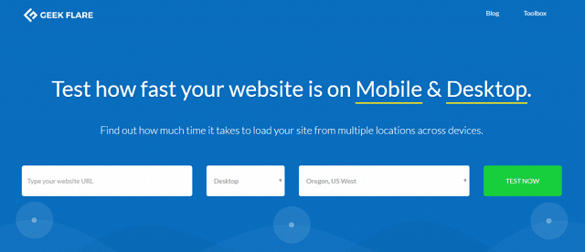Công cụ trực tuyến kiểm tra tốc độ website tốt nhất