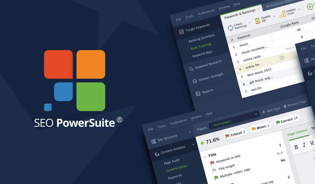 Seo PowerSuite là gì? Vì sao cần sử dụng phần mềm này nếu muốn SEO đạt TOP #1