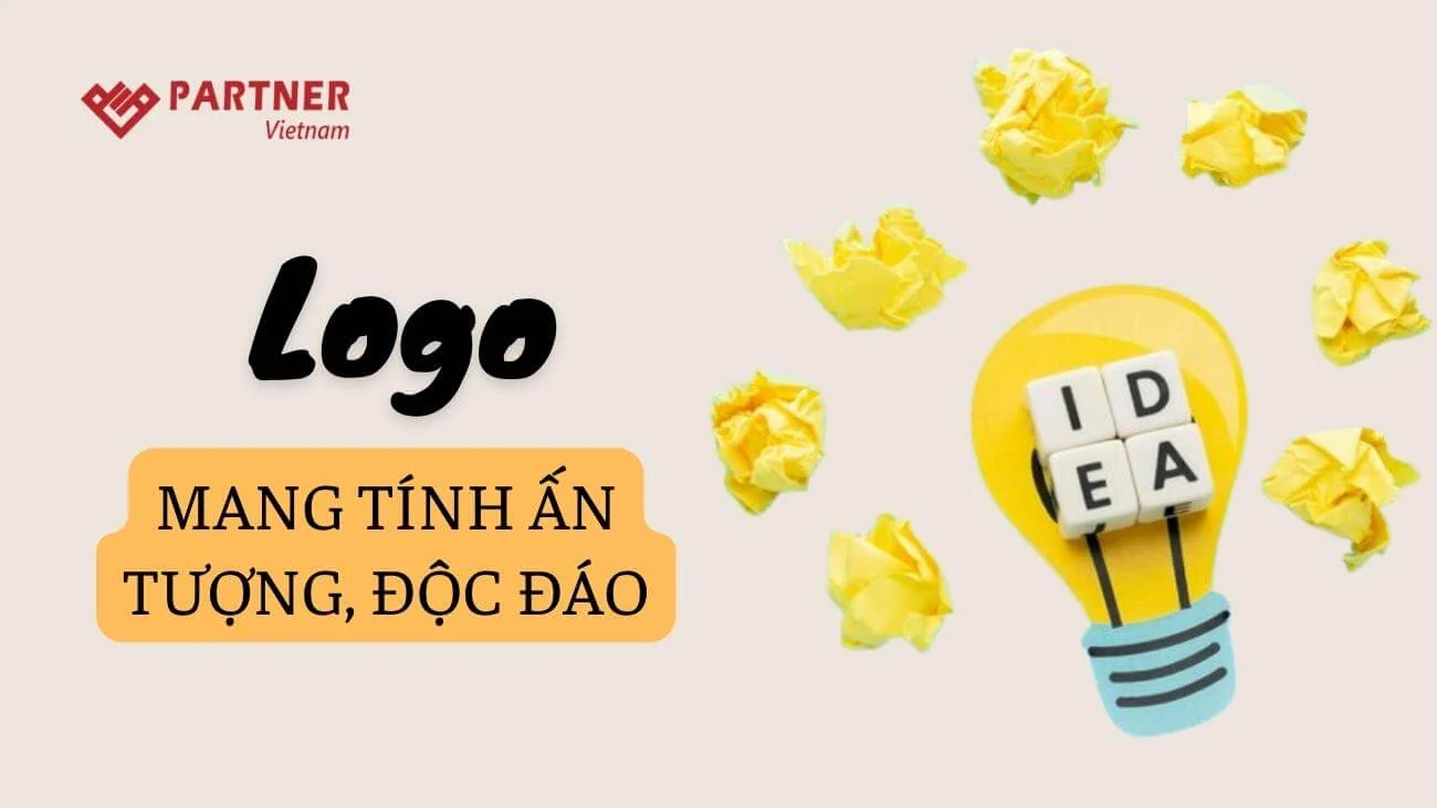 Logo mang tính ấn tượng, sáng tạo