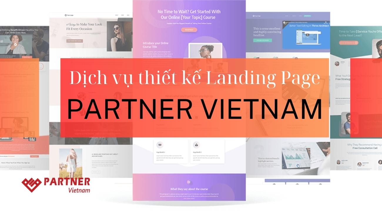 Dịch vụ thiết kế Landing Page tại Partner Vietnam