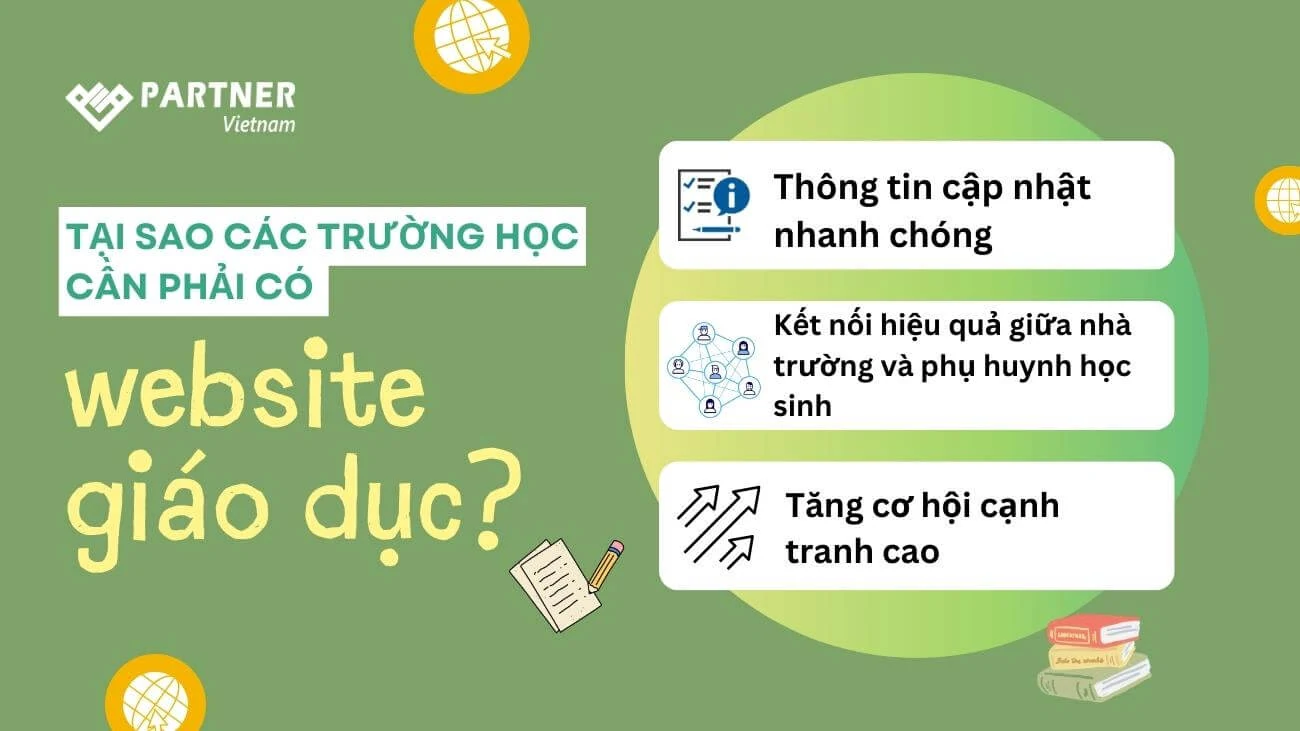 Tại sao các nhà trường cần phải có website giáo dục - trường học?
