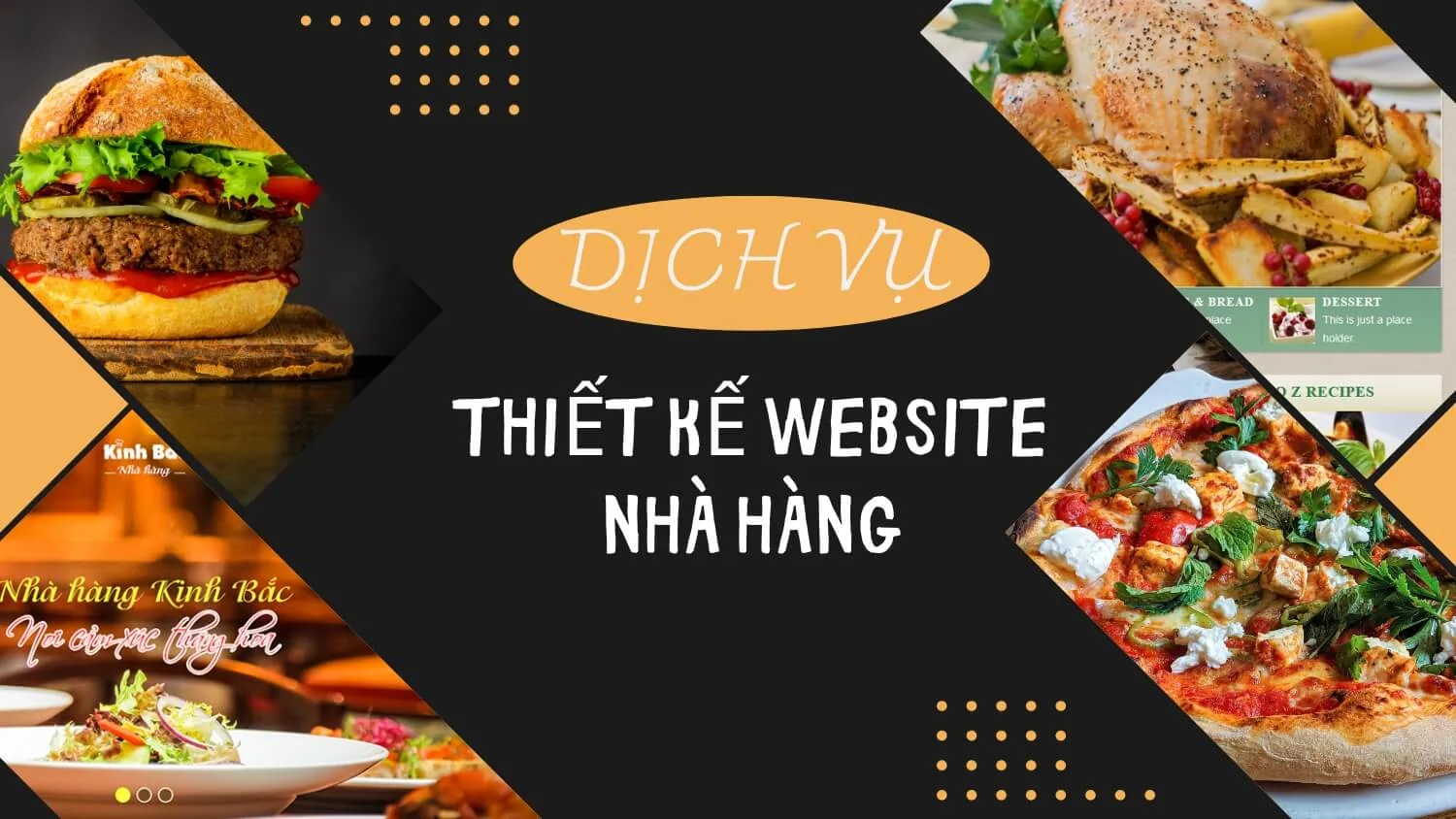 Dịch vụ thiết kế website nhà hàng